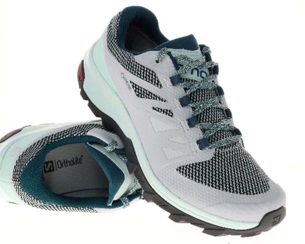 Salomon Outline GTX Gore-Tex Hiking Trail Running Sneakers Shoes Lace Up Blue 9